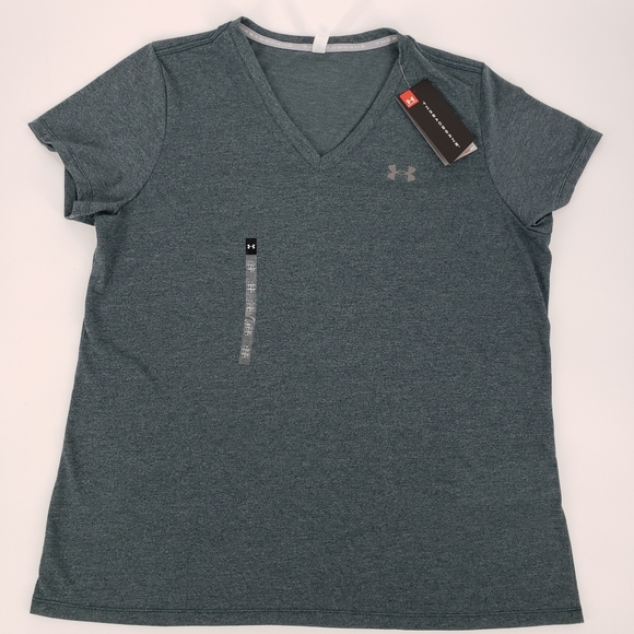 Under Armour Tops - Under Armour Heat Gear Threadborne V-neck Tee NWT